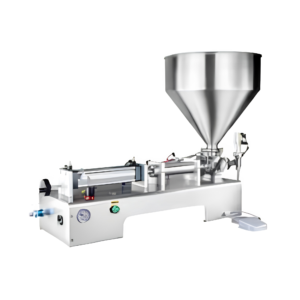 máquina semiautomática llenadora de líquidos viscosos